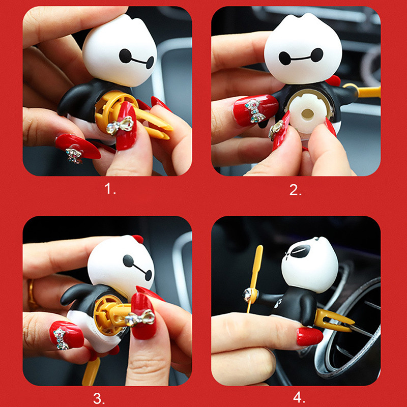 Panda Auto Osvježivač zraka Aroma In Auto Outlet Parfem Clip Miris automobila Aroma Difuzor mirisa Dodaci za automobil Uređenje interijera