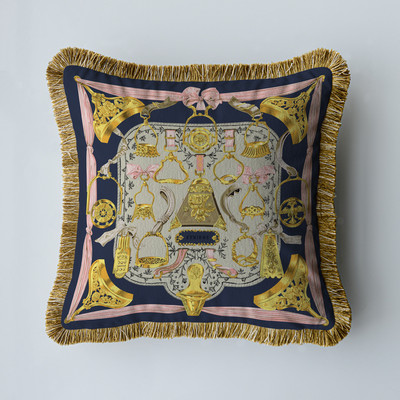 Baršunasta tkanina Američki luksuzni dvostrani ispis s kićankama Kućni kauč Jastučnica Jastučnica bez jezgre Dnevni boravak Spavaća soba 45 cm