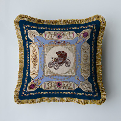 Baršunasta tkanina Američki luksuzni dvostrani ispis s kićankama Kućni kauč Jastučnica Jastučnica bez jezgre Dnevni boravak Spavaća soba 45 cm