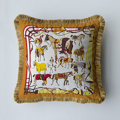 Baršunasta tkanina Američki luksuzni dvostrani ispis s kićankama Kućni kauč Jastučnica Jastučnica bez jezgre Dnevni boravak Spavaća soba 45 cm