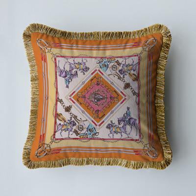 Baršunasta tkanina Američki luksuzni dvostrani ispis s kićankama Kućni kauč Jastučnica Jastučnica bez jezgre Dnevni boravak Spavaća soba 45 cm