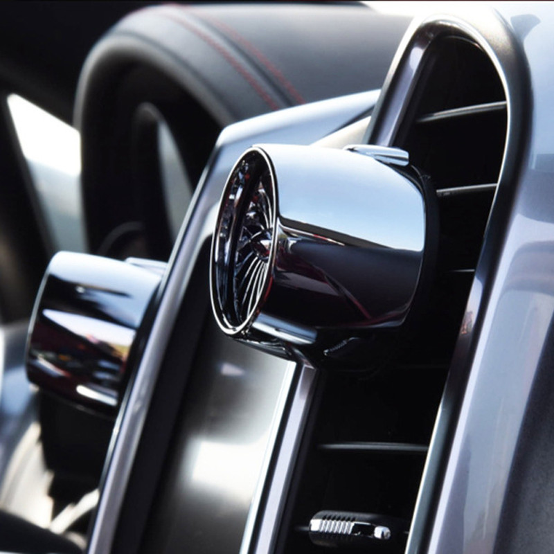 Osvježivač zraka za automobil od legure vrhunske kvalitete s raspršivačem atmosferskih svjetala mirisa za automobile, raspršivač parfema Hladni ventilator, kopča za ventilacijski otvor za automobilski parfem