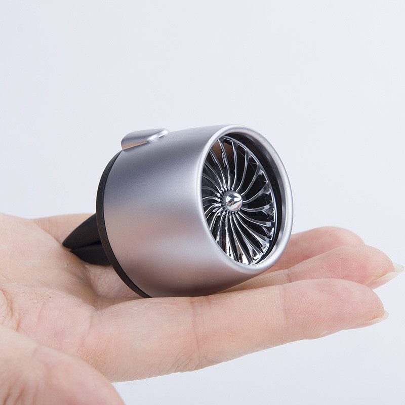 Osvježivač zraka za automobil od legure vrhunske kvalitete s raspršivačem atmosferskih svjetala mirisa za automobile, raspršivač parfema Hladni ventilator, kopča za ventilacijski otvor za automobilski parfem