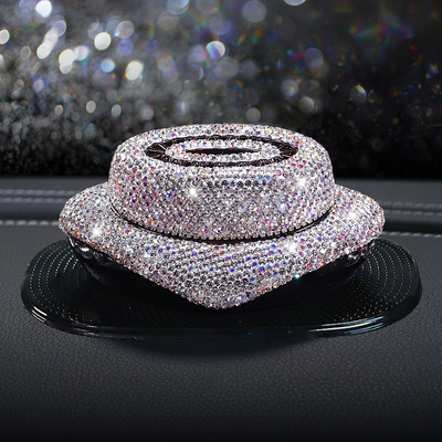 Πολύχρωμα στρας Διαμάντι ελαφρύ άρωμα Στολίδι εσωτερικού αυτοκινήτου Άρωμα Άρωμα Μπουκάλι Διακόσμηση αυτοκινήτου Δώρο