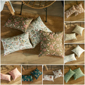 Nova vanjska jastučnica 30X50/45X45CM Vodootporna pamučna jastučnica Country Style Cvjetni printovi Sofa Jastuci za uređenje doma