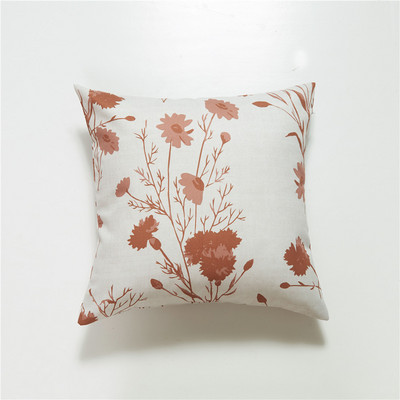 Nova vanjska jastučnica 30X50/45X45CM Vodootporna pamučna jastučnica Country Style Cvjetni printovi Sofa Jastuci za uređenje doma