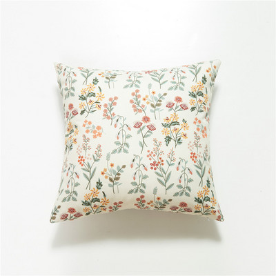 Nova vanjska jastučnica 30X50/45X45CM Vodootporna pamučna jastučnica Country Style Cvjetni printovi Sofa Jastuci za uređenje doma