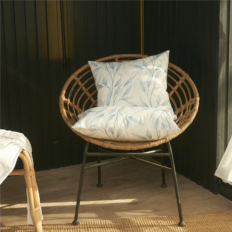 Nova vanjska jastučnica 30X50/45X45CM Vodootporna pamučna jastučnica Country Style Cvjetni printovi Sofa Jastuci za uređenje doma