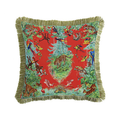 Baršunasta tkanina Luksuzni dvostrani puni ispis Leopard serija Kućni kauč Jastučnica Jastučnica bez jezgre Automobil Dnevni boravak Spavaća soba