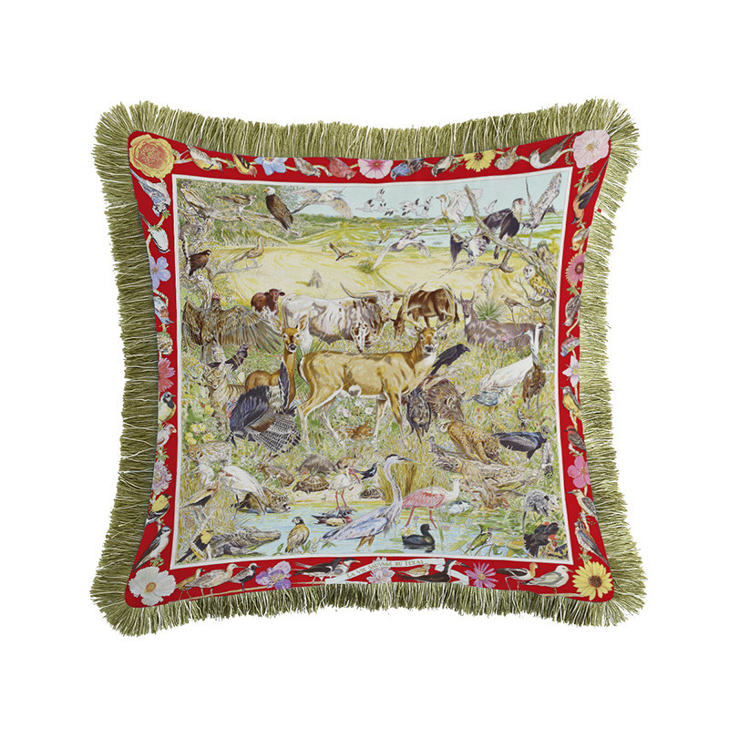 Baršunasta tkanina Luksuzni dvostrani puni ispis Leopard serija Kućni kauč Jastučnica Jastučnica bez jezgre Automobil Dnevni boravak Spavaća soba