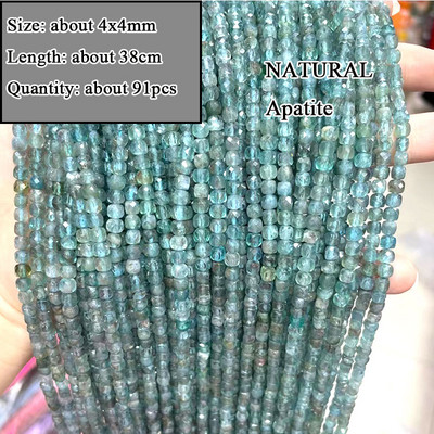 Veleprodajna perla od prirodnog apatita od plavog kamena, različitog oblika, neobrađena, okrugla, kvadratna, nepravilna za izradu nakita, narukvica „diy“