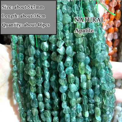 Veleprodajna perla od prirodnog apatita od plavog kamena, različitog oblika, neobrađena, okrugla, kvadratna, nepravilna za izradu nakita, narukvica „diy“