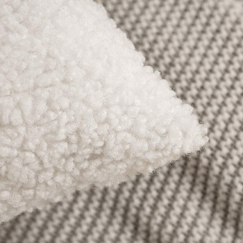 Νέο διακοσμητικό κάλυμμα μαξιλαριού πολυτελείας Κρεμ Λευκό καλύμματα μαξιλαριών ριχτάρι μπουκλών Super μαλακές μάλλινες μαξιλαροθήκες Μαξιλαροθήκες για καναπέ