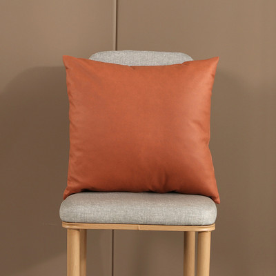 Nordijska jastučnica Retro kauč jastuci za kauč dnevni boravak 45x45CM PU kožna ukrasna jastučnica Home Decor Cojines