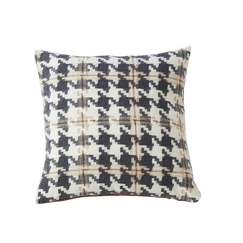 Új luxus báránygyapjú tufting párnahuzat 30X50/45X45/50X50CM vastag plüss fecskerács sakktábla kockás kanapé Cojine Decorativos