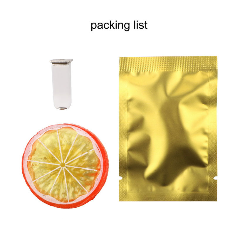 Citrom alakú autós formázó autós légfrissítő szilárd illat, automatikus kilépő parfüm légkondícionáló szellőzőkapocs ajándék szilárd balzsam