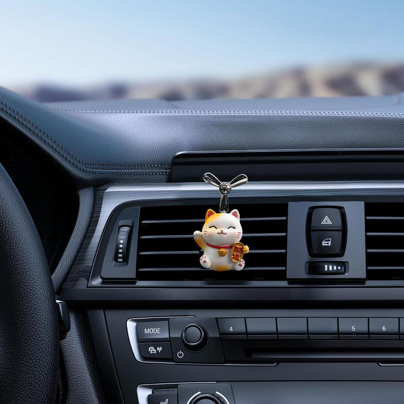 Difuzor za automobil Propeler Slatka mačka pilot Auto Difuzor Propeler Osvježivač zraka za automobil Vozilo Mirisna kopča Difuzor Ornament