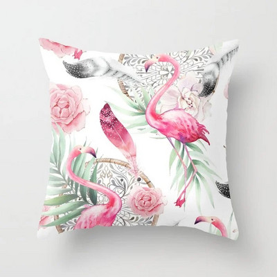 Combinație de perne de flori nordice moderne, pernă de plante portocalie, pernă de canapea, fată de pernă, pernă de birou, pernă pentru somn de după-amiază