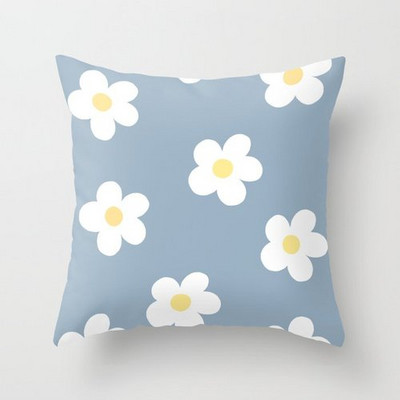 Combinație de perne de flori nordice moderne, pernă de plante portocalie, pernă de canapea, fată de pernă, pernă de birou, pernă pentru somn de după-amiază