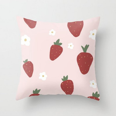 Combinație de perne de flori nordice moderne, pernă de plante portocalie, pernă de canapea, fată de pernă, pernă de birou, pernă pentru somn de după-amiază