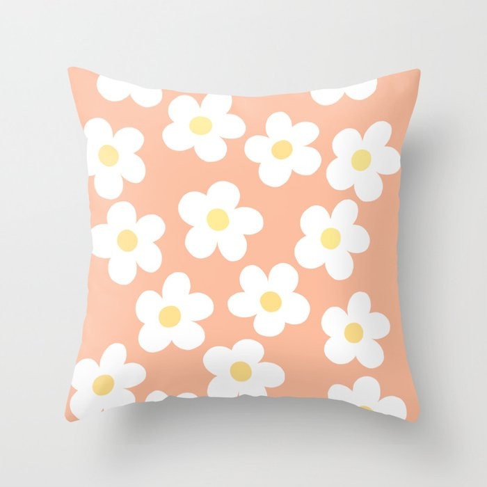 Combinație de perne de flori nordice moderne, pernă de plante portocalie, pernă de canapea, fată de pernă, pernă de birou, pernă pentru somn de după-amiază