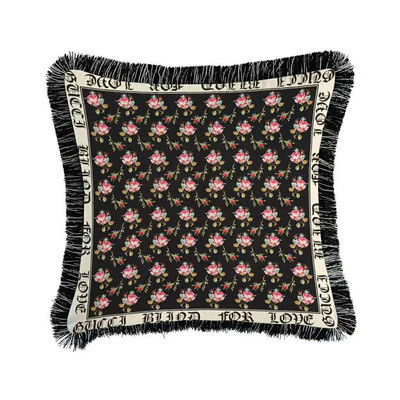 45 x 45 cm-es luxus tigris duplex nyomtatás négyzet alakú párnahuzat modell nappali kanapé dekoratív bojt párna bársony párnahuzat