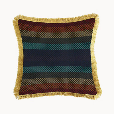 45 x 45 cm-es luxus tigris duplex nyomtatás négyzet alakú párnahuzat modell nappali kanapé dekoratív bojt párna bársony párnahuzat