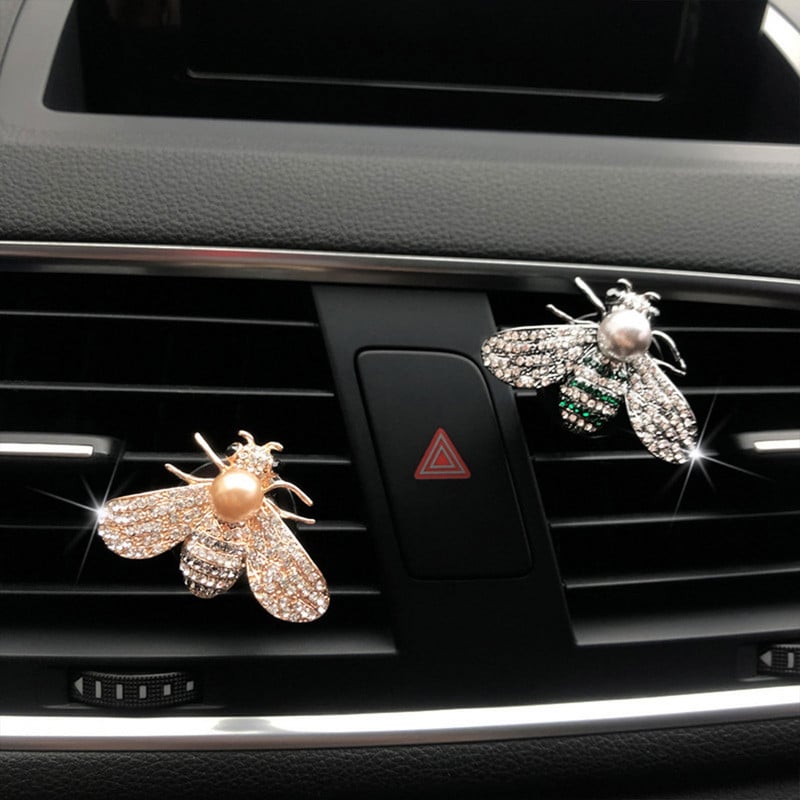 Méhek Autós légfrissítő Auto Parfüm Diffúzor Autó Kivezető Aroma Diffúzor Clip Belső Kristály Dekoráció Autó Illatok Dezodor