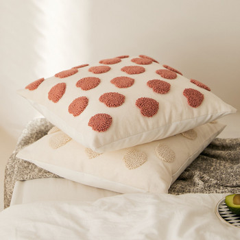 Калъфка за възглавница с бродерия сърце за всекидневна Домашна декоративна калъфка за възглавница 45x45cm Home Decor Диван Калъфка за възглавница Pillow Sham