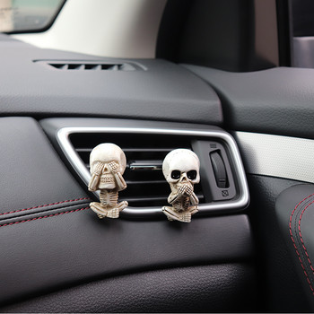 1 τεμ. Bone Skull Skull Ghost Car Άρωμα Ανθρώπινου Σώματος Σκελετός Στυλ Ρητίνη Αυτοκινήτου Άρωμα Άρωμα Αέρα Αρωματικό Αυτοκινήτου Αξεσουάρ Οσμής Αυτοκινήτου