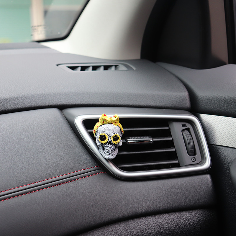 1 kom. Kost Lubanja Duh Miris za automobil Ljudsko tijelo Stil kostura Smola Parfem za automobil Osvježivač zraka Auto Miris Dodaci za miris automobila