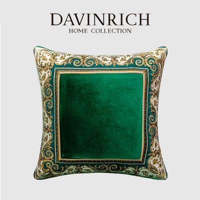 DAVINRICH Medusa Style Throw Καλύμματα Μαξιλαριού Αχάτη Πράσινη Σενίλ Ζακάρ Τετράγωνη Μαξιλαροθήκη Για Καναπέ Καναπέ Σαλόνι 47x47cm