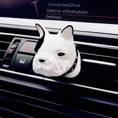 Bulldog Auto Gaisa atsvaidzinātājs Smaržas Automobiļu Salons Smaržas Klips Smaržas Dekorācijas Bull Dog Ornaments Automašīnu aksesuāri