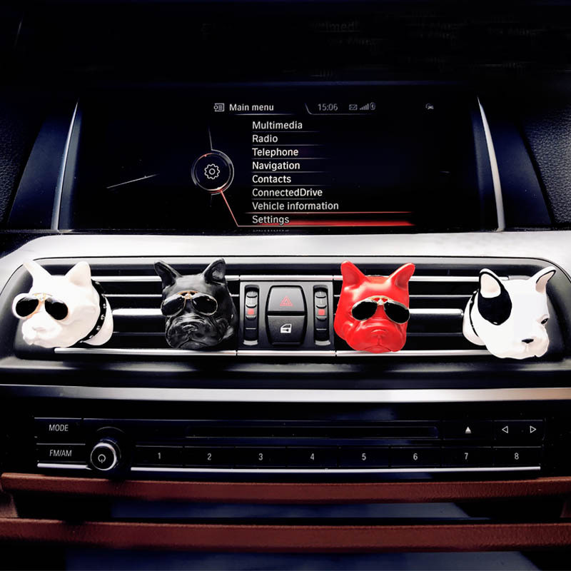 Bulldog Automobilių oro gaiviklis kvepalai Automobilių interjeras Kvepalai Klipas Kvapas Dekoracija Bull Dog Papuošalai Automobilių Priedai
