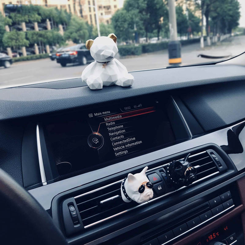 Bulldog Automobilių oro gaiviklis kvepalai Automobilių interjeras Kvepalai Klipas Kvapas Dekoracija Bull Dog Papuošalai Automobilių Priedai
