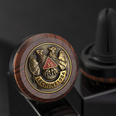 Luksuzni drveni difuzor mirisa za automobil Dizajn životinjskog uzorka Miris za automobil Divlje zvijeri Aroma za automobil Pomirišite dodatke za automobil