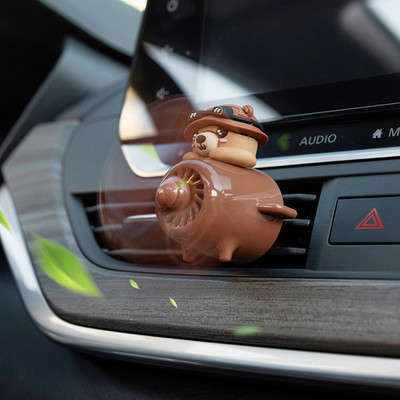 ittle Bear Pilot Automobilinis oro gaiviklis Oro vėdinimo anga Kvepalai Automobilių salono Clip Kvepalai Ornamentai Difuzorius Automobilių Priedai