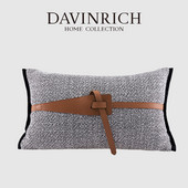 DAVINRICH H Style Dekoratív ágyéki párnahuzat Luxus vontatóköpeny Blet Design Modern minimalista derékpárna tok Villa Hotelhez
