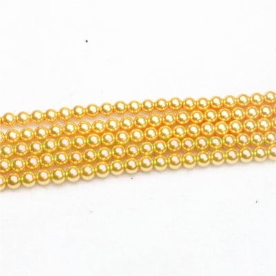 Hot Sale 4-14mm Όμορφη Πράσινη πολύχρωμη Απομίμηση Κοχυλιού Μαργαριτάρι Στρογγυλές Χαλαρές Χάντρες Γυναικεία πάρτι Γάμοι Δώρα Κοσμήματα Κατασκευή 15"