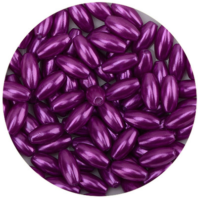 100 бр. Цветни перли на едро, висококачествени перфорирани свободни мъниста във формата на ориз за изработка на бижута Направи си сам, елегантно колие, гривна