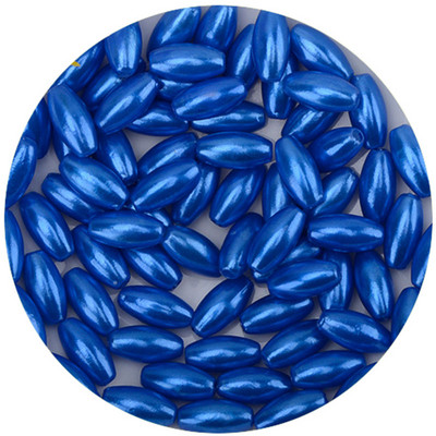 100 бр. Цветни перли на едро, висококачествени перфорирани свободни мъниста във формата на ориз за изработка на бижута Направи си сам, елегантно колие, гривна