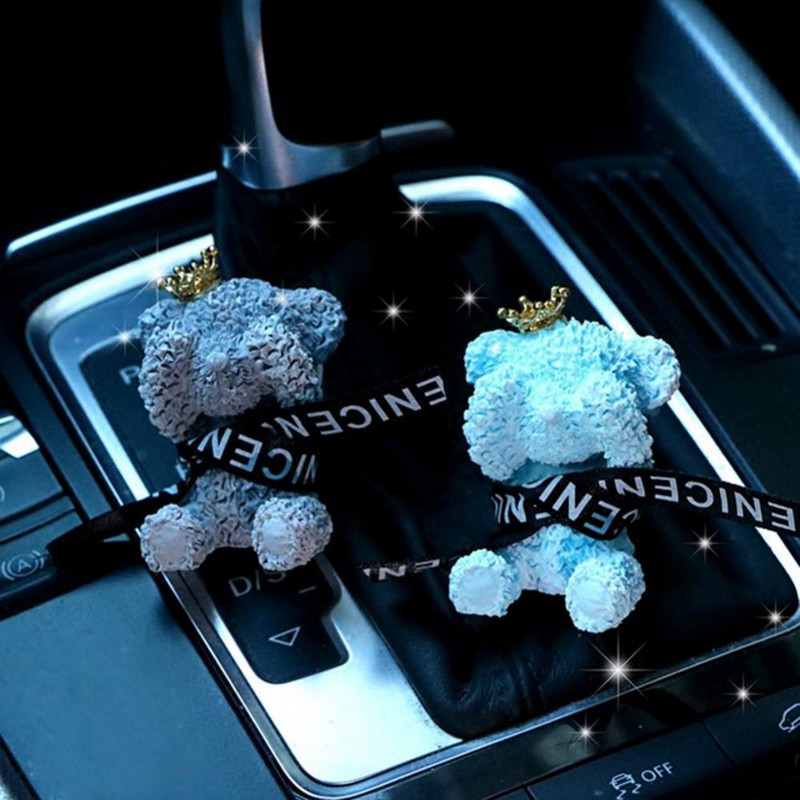 Cartoon Crown Bear Car Air Vent Frissítő Illat Parfüm Dekorációk Diffúzor Ctue