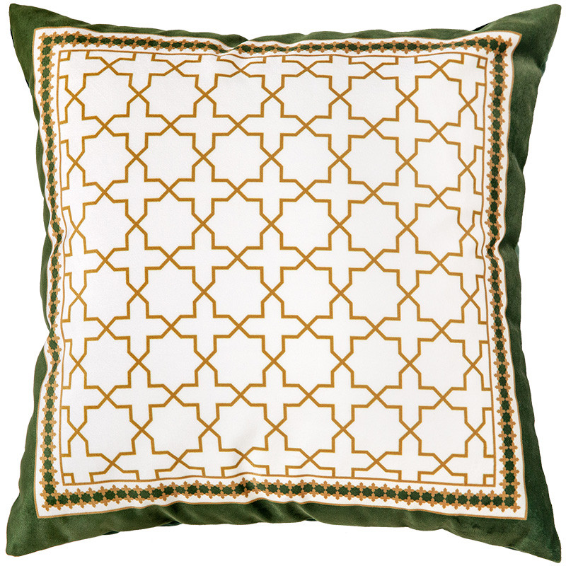 Kućni dekor Jednostavna retro umjetnička jastučnica Ukrasna jastučnica Luksuzna moderna europska geometrijska zelena kauč fotelja posteljina