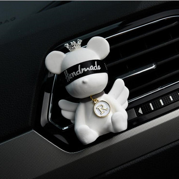 Letter Custom Angel Bear Car Perfume Aromatherapy Car Air Condition Outlet Decoration Διακοσμητικό εσωτερικού αυτοκινήτου