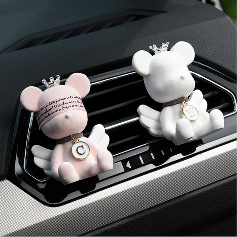 Pismo po narudžbi Anđeo medvjed Automobilski parfem Aromaterapija Automobilski klima uređaj Dekoracija izlaza zraka Dekoracija interijera automobila