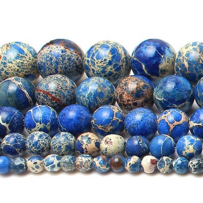 Prirodni kamen Plavi kristalni kvarcni mjesečev kamen Agati Tigrovo oko Žad Okrugle perle za izradu nakita Ručno izrađene narukvice Dodaci