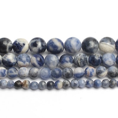 Prirodni kamen Plavi kristalni kvarcni mjesečev kamen Agati Tigrovo oko Žad Okrugle perle za izradu nakita Ručno izrađene narukvice Dodaci