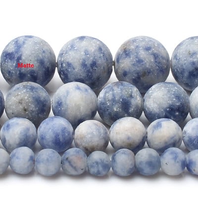 Prirodni kamen Plavi kristalni kvarcni mjesečev kamen Agati Tigrovo oko Žad Okrugle perle za izradu nakita Ručno izrađene narukvice Dodaci