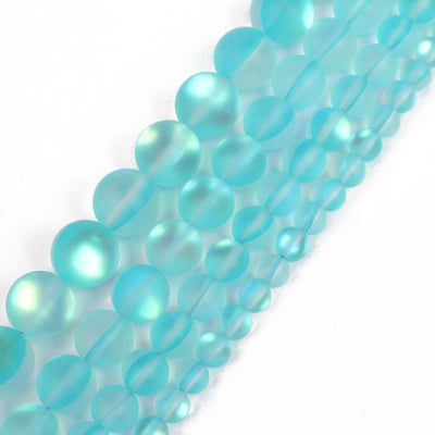 Prirodni kamen Plavi kristalni kvarcni mjesečev kamen Agati Tigrovo oko Žad Okrugle perle za izradu nakita Ručno izrađene narukvice Dodaci