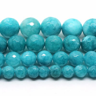 Prirodni kamen Plavi kristalni kvarcni mjesečev kamen Agati Tigrovo oko Žad Okrugle perle za izradu nakita Ručno izrađene narukvice Dodaci